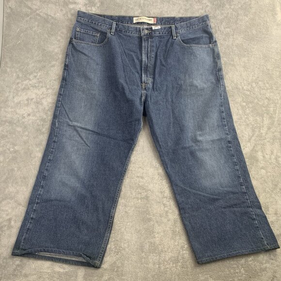 Vintage Levis 569 Jeans Men 44x25” Loose Straight Fit Blue Denim Y2K Relaxed - Picture 3 of 11